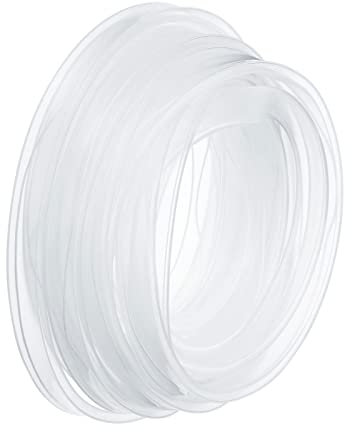 YOKIVE 2Stk Silikon Rohr Hülse Gummi LED Rohr Streifen Wasserdicht Staubdichte Abdeckung Ideal für Büro Haus (Klar Passt für 10mm Breit Streifen 5m Länge)