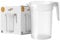 SPARKLERS CLUB Pichet 1 Litre (1,25L à ras bord) - Lot de 20 - Plastique Polypropylène (PP) Réutilisable - Pichet Réutilisable,Prise en Main facile, Pichet pour tout évènement