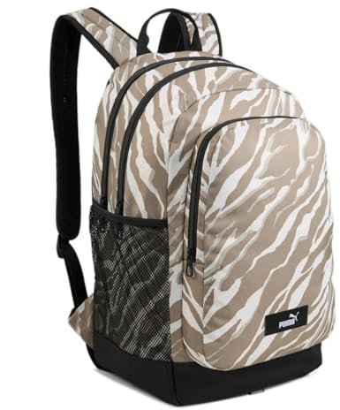 PUMA Academy Backpack, Unisex-Kinder Rucksack, Alpine Snow-Oak Branch-Animal AOP, OSFA - 090697