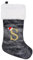 Weihnachtsstrumpf Personalisiert 45 cm Groß Nikolausstrumpf Nikolausstiefel Nikolaussocken zum Befüllen & Aufhängen, Grau Nikolaussocke Weihnachtsdekoration für Kamin, Weihnachtsbaum, Wand, Treppe(S)