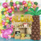 186Stück Tropische Luftballon Girlande Deko Hawaii Rosa Grün Ballon Flamingo Luftballons Party Deko Latex Ballon Geburtstag Sommer Hochzeit Dekoration