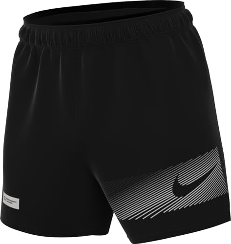 Nike Herren Shorts M Nk Challenger 5Bf Shrt Flash, Black/Black/Black/Reflective Silv, FN3048-010, XL