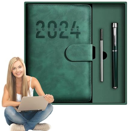 Joberio Taccuino Calendario, taccuino pianificatore 2024, Agenda mensile e diario 2024 per Tenere Traccia degli obiettivi, Agenda 2024 Libro degli Appuntamenti, Calendari 2024 Agenda da 12 Mesi per