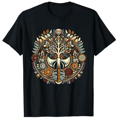 Slawische Geister Weltbaum & Peruns Axt T-Shirt