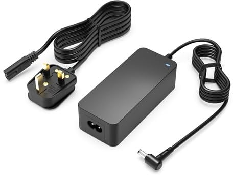 65W AC Charger Replacement for Toshiba Satellite Pro R50 R40 R5O-B-12V R50-C-11M R50-C-135 R50-B-12W R50-B-12P R50-B-12N R40-C-14L Laptop Power Adapter Supply Cord