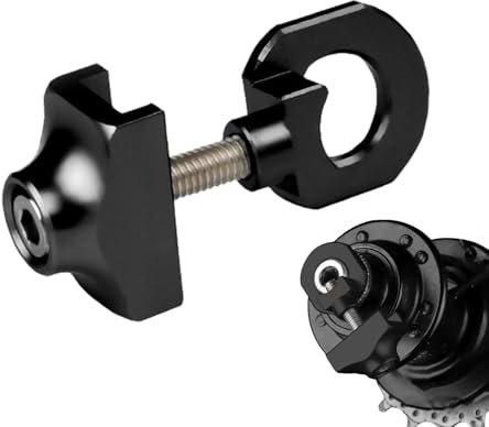 PUCHEN Perno de ajuste de cadena de ciclo, ajustador de cadena BMX ajustable, tensor de tornillo tensor de cadena, perno de ajuste de cadena para ciclos de mosca muerta, ciclos de montaña