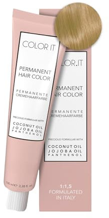 COLOR.IT by BM - Permanente Haarfarbe in Salonqualität, 100ml (9.0 Lichtblond, 1er Pack)