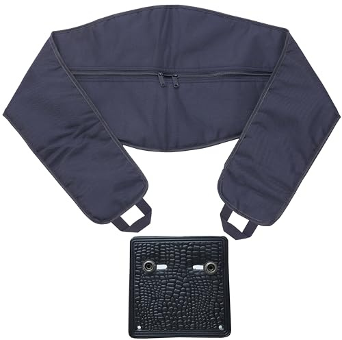 Premium Wrestling Gürteltasche - Meisterschaftsgürtel Wandhalterung Kleiderbügel Leder Leichte Schutzhülle Soft Case in Schwarz Cordura 137,2 cm Länge x 30,5 cm Breite, 2er Set