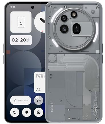 Nothing Telefono (3a) Pro Smartphone 12+256GB SIM-Free - Grigio