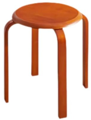 DHJUSPS Massives Holz runder Stuhl modern Thriving