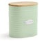 Biscuit Tin Airtight Bamboo lid biscuits cookies Kitchen Square Food Storage- Sage Green