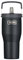THERMOS REFRESHING SERIES Isolier-Trinkbecher 0,85l, schwarz matt, Tumbler mit Flip-Strohhalm und Griff für unterwegs, Arbeit oder zu Hause, geschmacksneutraler doppelwandiger Edelstahl