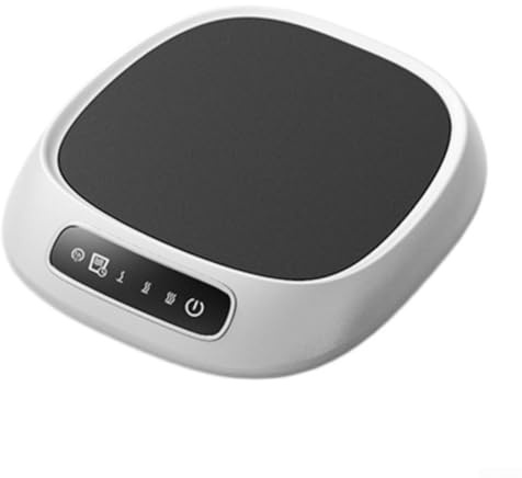 AugustknowU Mini chauffe-café USB avec 3 réglages de chaleur pour la maison, le bureau, la gestion de la température des boissons (blanc)