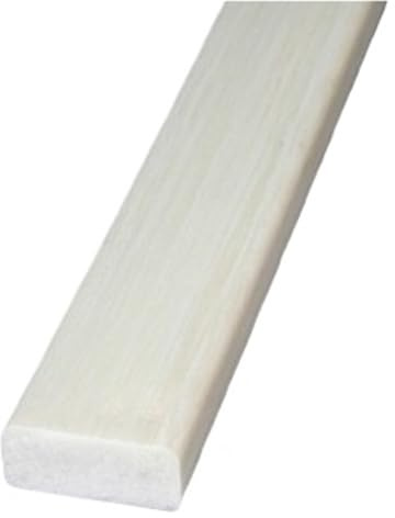 Barre plate carrée en fibre de verre, 2 pièces, bande de renfort en plastique renforcé de fibre de verre de 500mm(12x3x500mm)