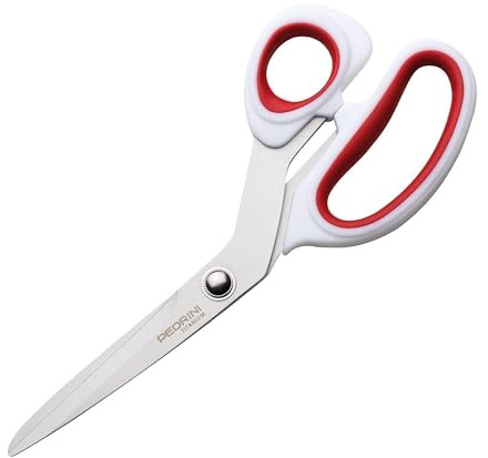 Pedrini 04GD002 Forbici con Rivestimento, Titanio, Bianco, 21 cm