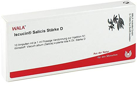 ISCUCIN salicis Stärke D Ampullen 10X1 ml