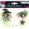 HERMA 5 x Schmucketiketten Face Art Sticker Hexe Art
