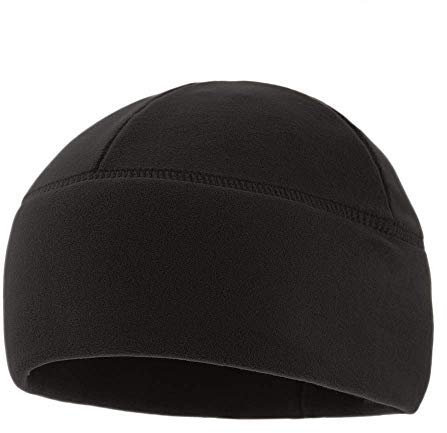 M-Tac Wintermütze Herren Polartec Watch Cap, warme Fleece Mütze für kalte Temperaturen, atmungsaktive Thermomütze, Winddichte Outdoor Mütze für Winter, Sport, Wandern, Skifahren, Militär, Black, L