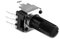 ALPS RK09K1130A5R PCB Potentiometer für Printmontage, 10K lin, stehend, H 20mm, 6mm Achse geriffelt, ALPS Serie RK09K/RK09D
