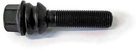 H&R Radschraube Kugelbund mit bewegliche Kugelbund R14 M14x1.50 - Länge 56mm - Schwarz