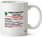 Hippowarehouse Personalised Name Coffee Prescription Printed Mug Cup Ceramic 10oz