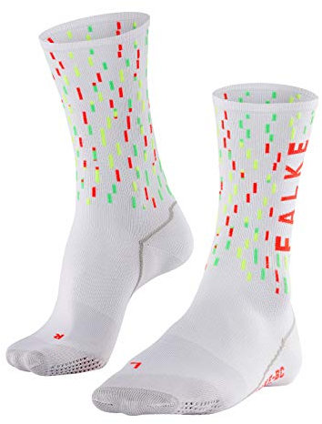 FALKE Unisex Fahrradsocken BC Impulse Peloton, Synthetik, 1 Paar, Weiß (White 2007), 42-43
