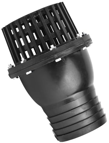 Fafeicy PVC Foot Valve Check Valve 1.5-4 Inch | Flat low-pressure valve for well and garden pumps, prevents backflow, protects pump, robust PVC for irrigation