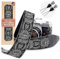 Art Tribute Camera Strap Royal Silver & Black Woven for All DSLR Camera. Embroidered Elegant Universal Neck & Shoulder Strap, Unique Pattern, Best Stocking Stuffer for Men & Women Photographers