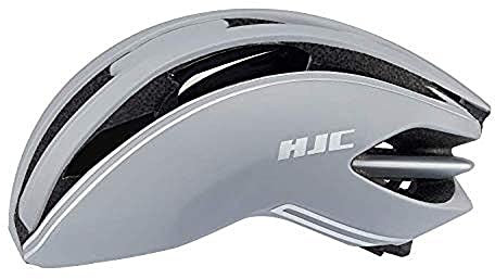 HJC Ibex 2.0, Straßenhelm, Unisex, Erwachsene, MT Grey Silver Line, L 58-61 cm