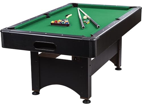 GAMES PLANET 6 ft Billardtisch Trendline“ + Zubehör, 12 Farbvarianten, 184 x 108 x 82 cm (LxBxH)
