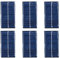 Pack de 6 mini-kit de panneau solaire ZONADAH 1W 6V, chargeur de pâte, maison de bricolage, projets d'école de sciences, randonnée en plein air, jardin, outils de charge de lumière LED