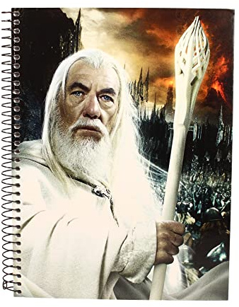 EL SEÑOR DE LOS ANILLOS Notizbuch mit Spiralbindung, Gandalf der Ringe.