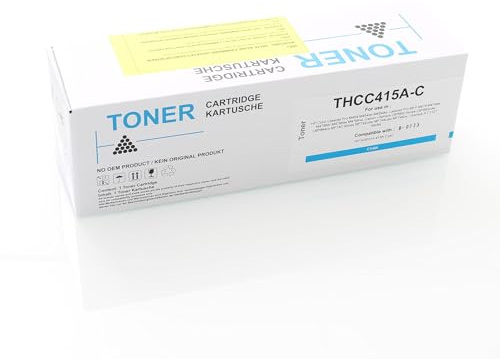 ABC Kompatibler Toner für HP 415A W2031A Cyan für (MIT CHIP) Color LaserJet Pro M454 Series M454dn M454dw M455dn MFP M479 M479dw M479fdn M479fdw M479fnw M480f