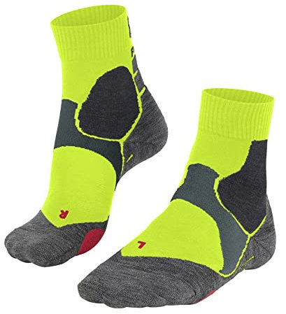 FALKE Unisex Fahrradsocken BC3 U SSO Baumwolle Antiblasen 1 Paar, Grün (Matrix 7316), 42-43