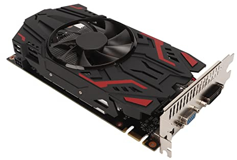 Tangxi GTX550 Ti Computer-Grafikkarte GTX550Ti 4GB 128BIT GDDR5 Gaming-Grafikkarte mit Stereoskopischem 3D-Display, HD-Multimedia-Schnittstelle und VGA und DVI, DirectX11, Luftgekühlt
