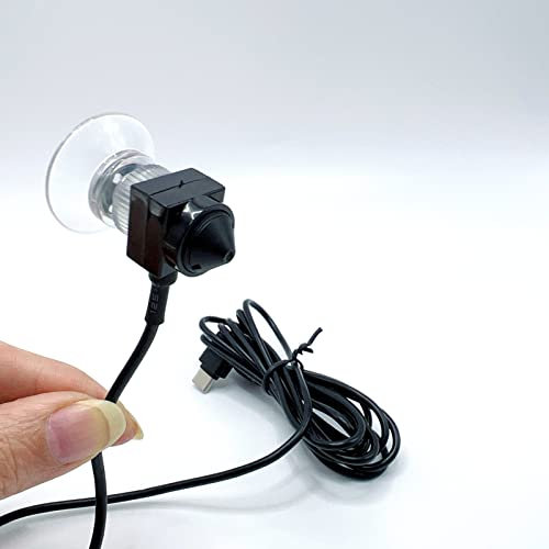 Syuantech Webcam USB FHD 15 x 15 mm, mini caméra Web intérieur/extérieur avec microphone pour PC/ordinateur portable, appareil photo Android, câble de 2 m (interface USB)