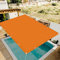 SunSail Wasserdicht Rechteckig 1 x 2.8 m Sonnenschutz Windschutz Sonnensegel Schattentuch Vielen Größen mit Spannseilen für Balkon Terrasse Garten Outdoor, Orange