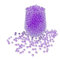 KONFEN Perles d'eau, env. 20000 Perle d'eau Violet Bille d'eau, 7-8mm Perle Eau Water Beads Décoration 100g pour Vase Decoratif, Billes Hydrogel (Violet)