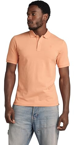G-Star RAW Herren Dunda Slim Poloshirt, Orange (Peach Bloom D11595-5864-G280), M