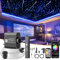 SUNKENET 16W Meteor Twinkle Sternenhimmel Auto, 450pcs*0.75mm*3m Sternenhimmel Glasfaser mit Shooting Star Light Kit RGBW Bluetooth-APP/Fernbedienung Led Glasfaser Licht für Auto/Decke