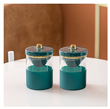 Cendrier Cendrier en verre, 2 pack, for décor à la maison et cadeau de la fête des pères, cendrier en verre cendriers en verre for cigarettes Fumoirs pour porte-cendres (Color : Bruin)