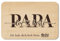 Frühstücksbrettchen personalisiert mit Wunschgravur Papa - Geschenk Vatertag - Geschenk Himmelfahrt - Brettchen Holz Bester Papa (der beste Papa)