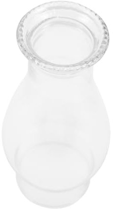 Hemobllo Petroleumlampen Glas Kleiner Lampenschirm Mit Blumenförmiger Öffnung Ersatz-schornstein Für Vintage Öllampen Robustes Zubehör Für Innen Und Außenbereich