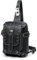 Damen Steampunk Schulter Crossbody Tasche Totenkopf Nieten Gothic Mehrzweck-Unterarmtasche Premium PU Leder Schwarz, Schwarz