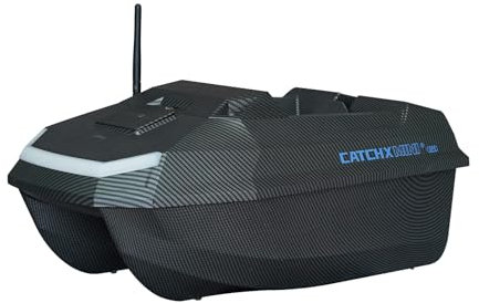 RIPPTON CatchX Mini GPS Bait Boat Capacity 1.5 KG Range 400M Lightweight GPS Precision Perfected with APP Control for carp Fishing
