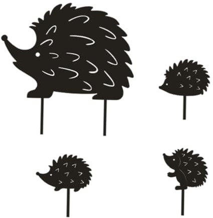 Yardenfun Eiserner Outdoor Garten Igelpfahl Für Außenbereich Igelförmige Gartendekoration Igel-modellierpfahl Einfügungsschmuck Für Eisen