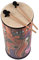Solinder Bongos für Erwachsene 7 Zoll Bongo Drum Holztrommel Handtrommel Schlagzeug Hand-Auge-Koordination mit zwei Drumsticks und Schultergurt Glattes gratfreies Geschenk für Urlaub Geburtstag