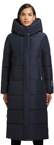 khujo Damen Steppmantel MIKIA (DE/NL/SE/PL, Alphanumerisch, L, Regular, Regular, dark navy)