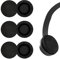 6 Stück Dehnbare Kopfhörer Schutz überzug - Waschbare Kopfhörer-Schutz für Headset, Überzieher Gegen Schmutz (Schwarz, 9-11 cm (3.54-4.33 inches))