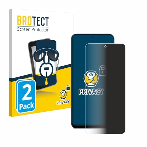 BROTECT Blickschutzfolie für Blackview Oscal Tiger 13 | 2 Stück Anti-Spy Displayschutz Made in Germany Smartphones und Handys Privacy Screen Protector Blaulichtfilter Klare Folie